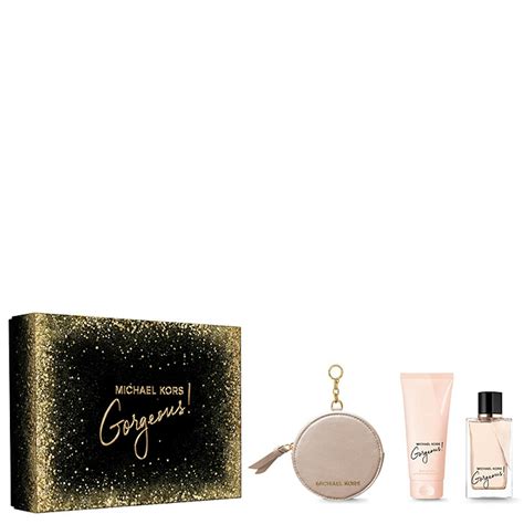 michael kors super gorgeous gift set|michael kors wallet gift set.